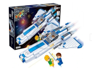 Construction Toys Building Blocks Bricks: Banbao - V Space Fighter Jet