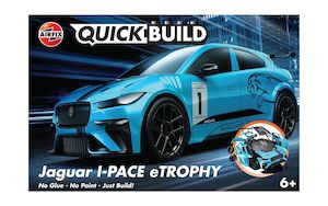 Model Building Cars: Airfix Quick Build - Jaguar I-PACE eTROPHY