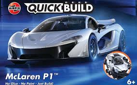 Model Building Cars: Airfix Quick Build - McLaren P1 White