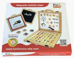 Creative Role Play Wooden Toys: Fun Factory - Magnetic Activity Case