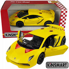 3 4 Years: Kinsmart - Lamborghini Sesto Elemento Yellow