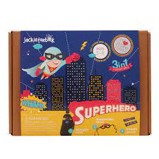 Arts Crafts: Jack in the Box 3 in 1 Craft Box - Superhero