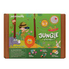 Arts Crafts: Jack in the Box 3 in 1 Craft Box - Jungle Safari