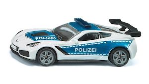 Creative Role Play Vehicles: Siku 1525 - Chevrolet Corvette ZR1 Police 'Polizei'