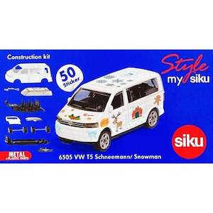 Creative Role Play Vehicles: Siku 6505 Style my Siku - VW T5 Snowman