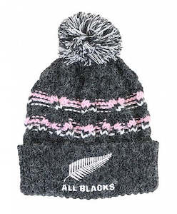 All Blacks: All Blacks Kids Cable Knit Pom Pom Beanie