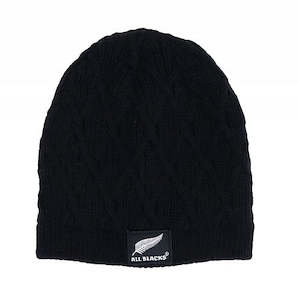 All Blacks: All Blacks Cable Knit Fashion Beanie