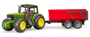 Bruder: Bruder - John Deere 6920 with Tipping Trailer