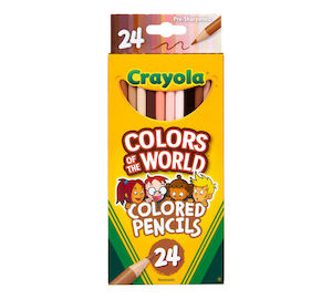 Arts Crafts Crayons: Crayola - Colors of the World Pencils 24pk
