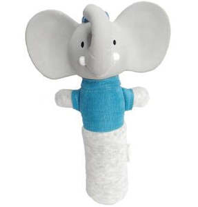 New Born: Meiya & Alvin: Alvin the Elephant Soft Squeaker Toy
