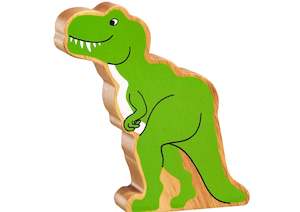 1 2 Years: Lanka Kade: Wooden Dinosaurs - Tyrannosaurus Rex Green