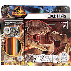 Arts Crafts: Jurassic World Colour & Carry