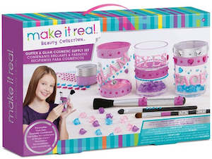 Latest Arrivals 1: Make It Real - Glitter & Glam Cosmetic Supply Set