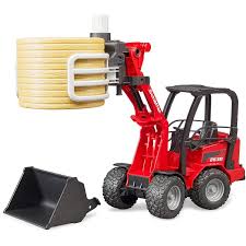 Bruder: Bruder - Schaffer Compact Loader with bale in gripper