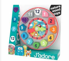 J'adore - Wooden Clock Sorter