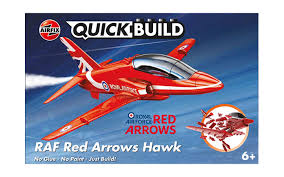 Model Building Aircraft: Airfix Quick Build - RAF Red Arrows Hawk