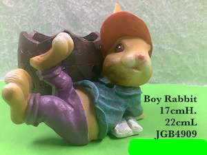 JGB - Polyresin Boy Rabbit