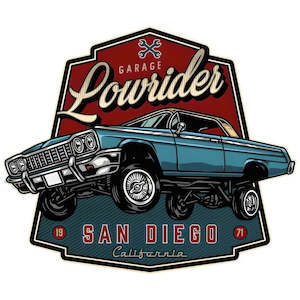 Man Cave - Low Rider Sign