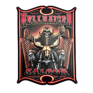 Man Cave - Hellraiser Saloon Sign