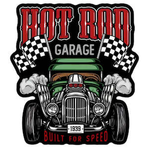All Toys: Man Cave - Hot Rod Garage Sign