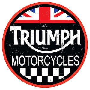 All Toys: Man Cave - Triumph Sign