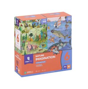 Science Nature: MierEdu: MI Growth Puzzle - Level 6 Nature Imagination