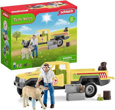 Creative Role Play Action Figures Animal Figures: Schleich - Veterinarian Visit At The Farm