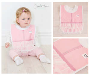 1 2 Years: Little Poppet - Babies Bib Pretty in Pink