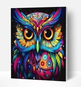 Arts Crafts Diy Kits: Diamond Art - Owl