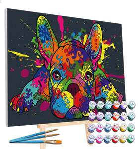 Paint by Numbers - French Bulldog Pop Art