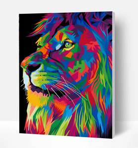 Paint by Numbers - Lion