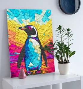 Clay Painting - Penguin