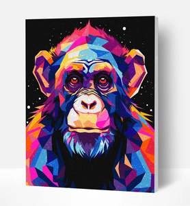 Diamond Art - Chimpanzee