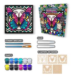 Wooden Art Craft Kit - Butterfly