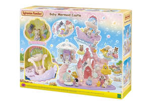 Creative Role Play Action Figures Animal Figures: Sylvanian Families - Baby Mermaid Castle