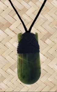 All Gifts: NZ Greenstone Pendant Round Bottom 40mm