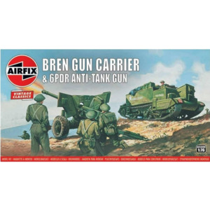 Airfix - 1:76 Bren Gun Carrier & 6PDR Anti-Tank Gun