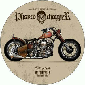 Man Cave Coasters - Motorbike Set