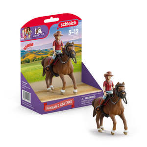 5 7 Years: Schleich - Horse Club Hannah & Cayenne