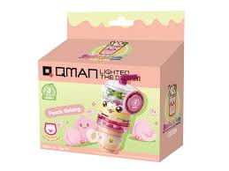 Construction Toys Building Blocks Bricks: Keeppley Qman Bubble & Fun Qtea - Peach Oolong
