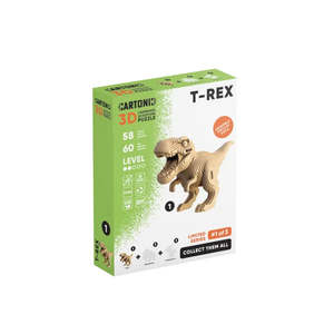 Cartonic 3D Cardboard Sculpture Puzzle - T-Rex
