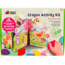 Arts Crafts Drawing Colouring: Avenir: Crayon Activity Kit - 4 Seasons Fun