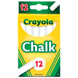 Crayola - Chalk White 12pk
