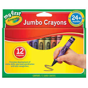 Arts Crafts Crayons: Crayola - My First Jumbo Crayons 12 pk