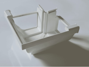 PVC spouting external corner