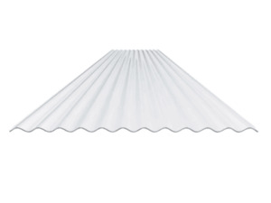 3.6m Clear Corrugated Polycarbonate Roof Panel