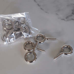 Polynet Garden Cloches: Eye Hook - Screw - #16 Nickel