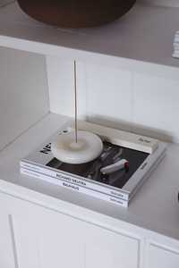 Tullio Incense Holder | White Onyx