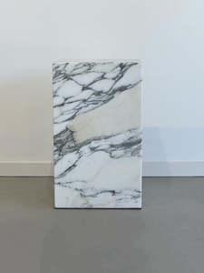 Arabescato Marble Plinth