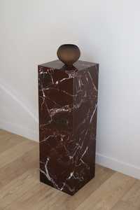 Rosso Levanto Marble Plinth